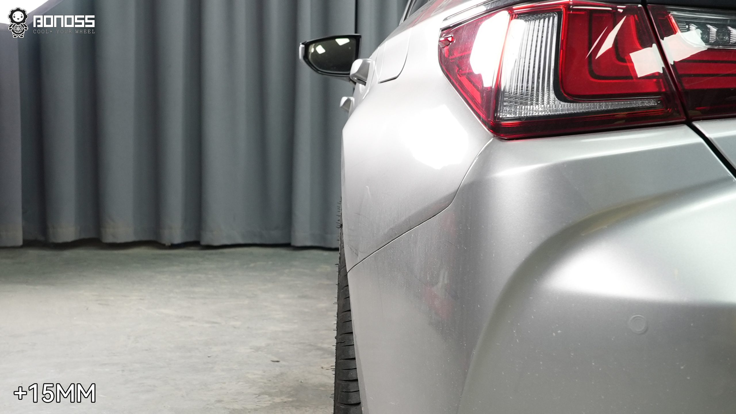 BONOSS Forged Active Cooling Wheel Spacers for 2022 Lexus ES 3mm Front 15mm Rear (4)