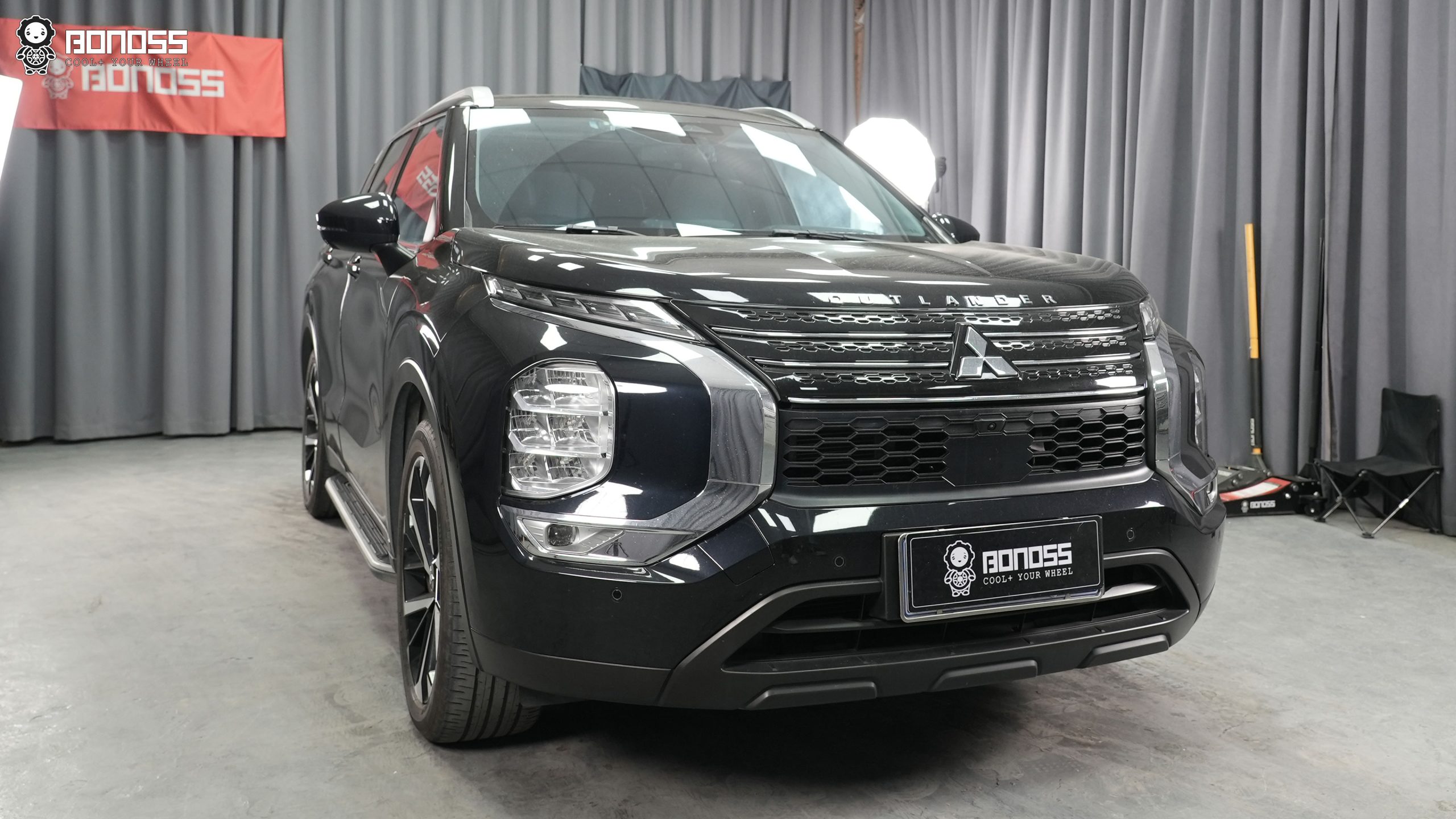 BONOSS Forged Active Cooling Wheel Spacers for 2023 Mitsubishi Outlander 20mm Front 25mm Rear (2)