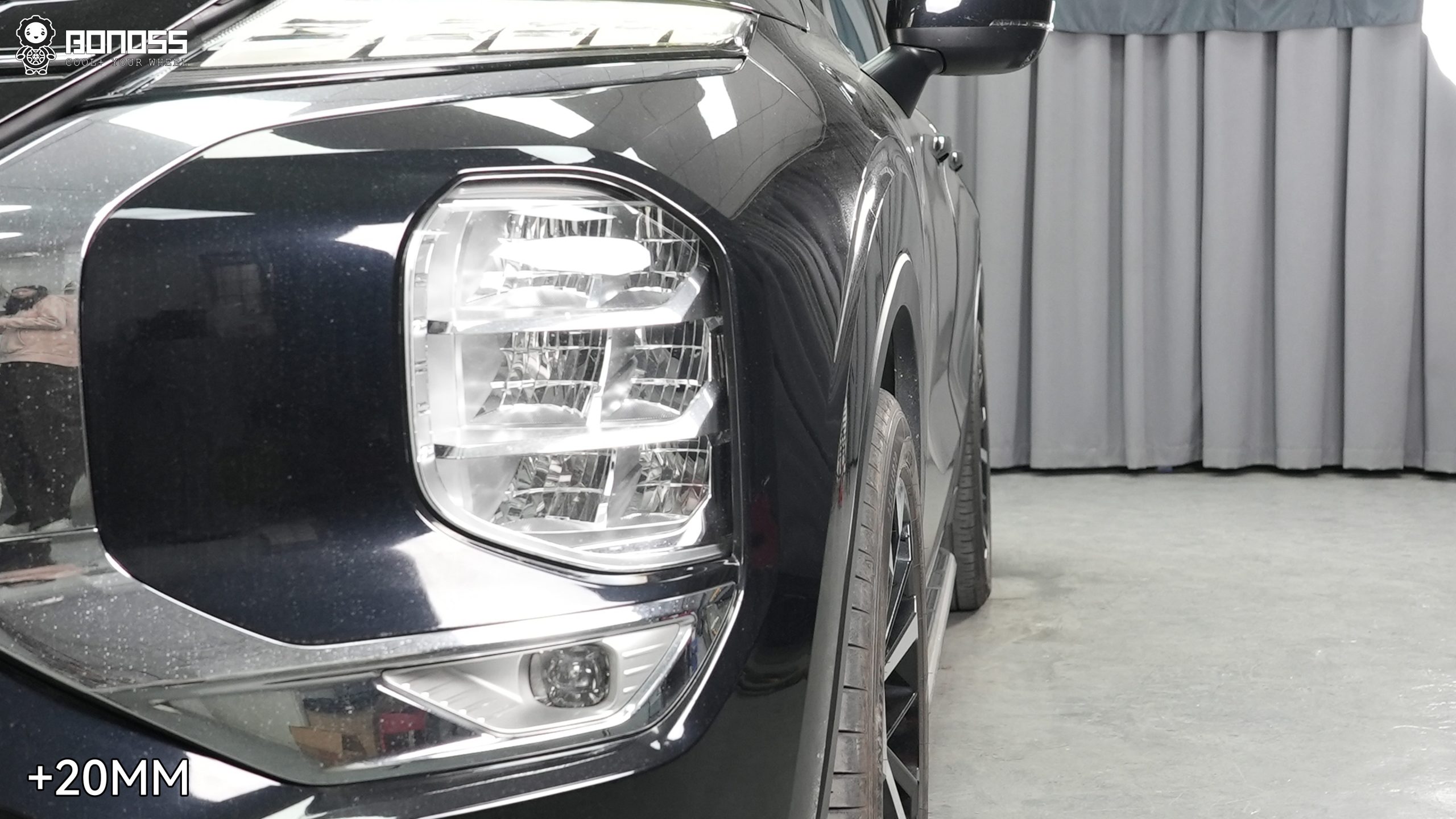 BONOSS Forged Active Cooling Wheel Spacers for 2023 Mitsubishi Outlander 20mm Front 25mm Rear (3)