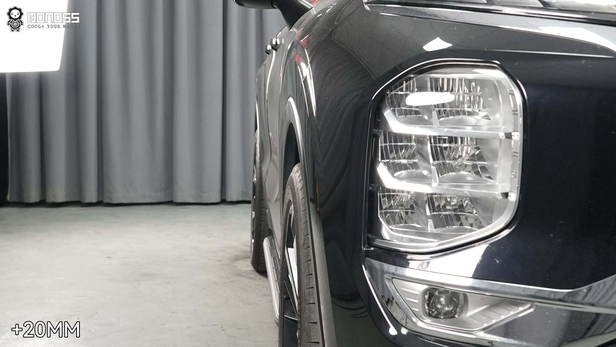 BONOSS Forged Active Cooling Wheel Spacers for 2023 Mitsubishi Outlander 20mm Front 25mm Rear (4)