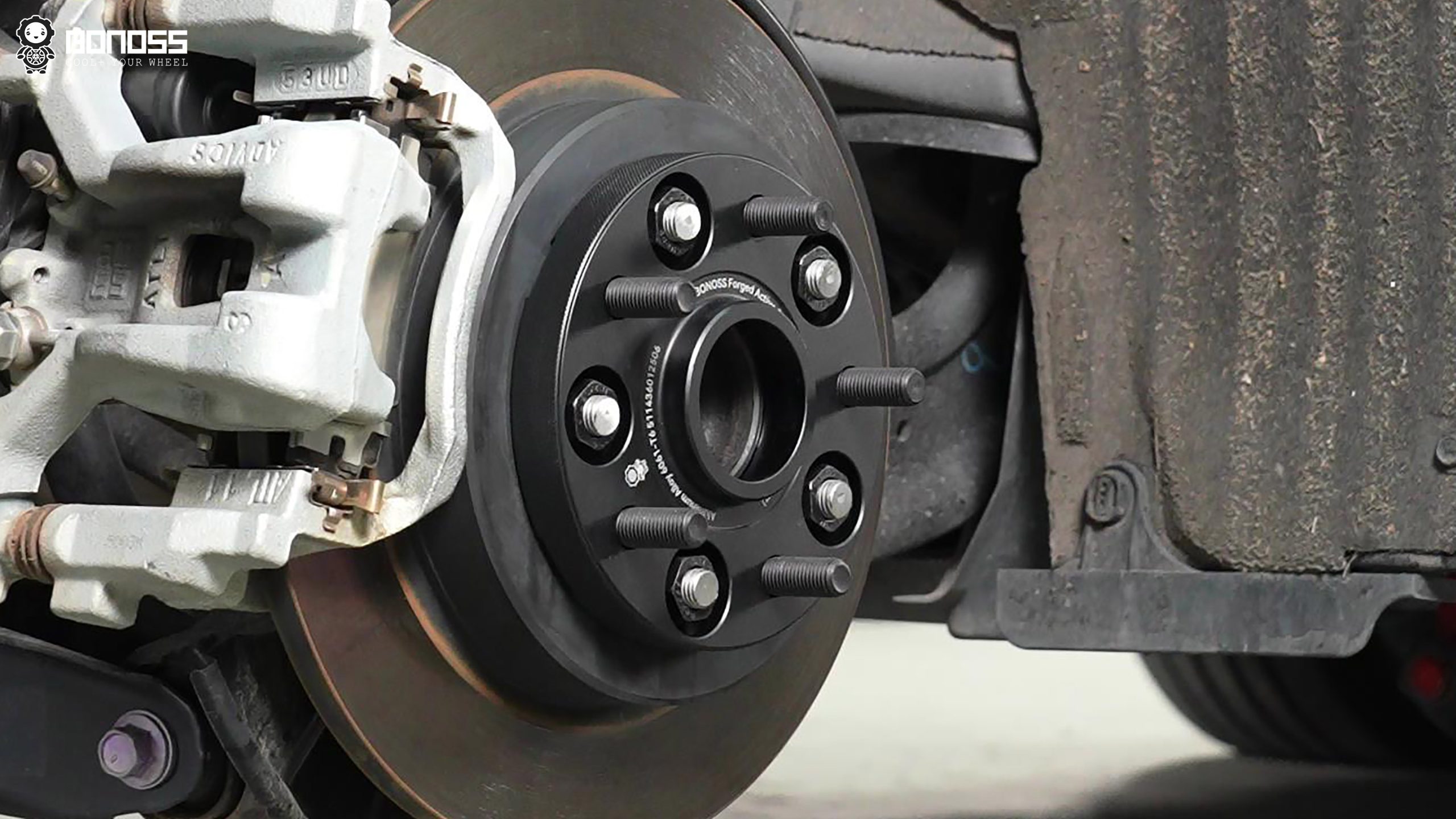 BONOSS Forged Active Cooling Wheel Spacers for Toyota Avalon 20mm Front 20mm Rear (14)