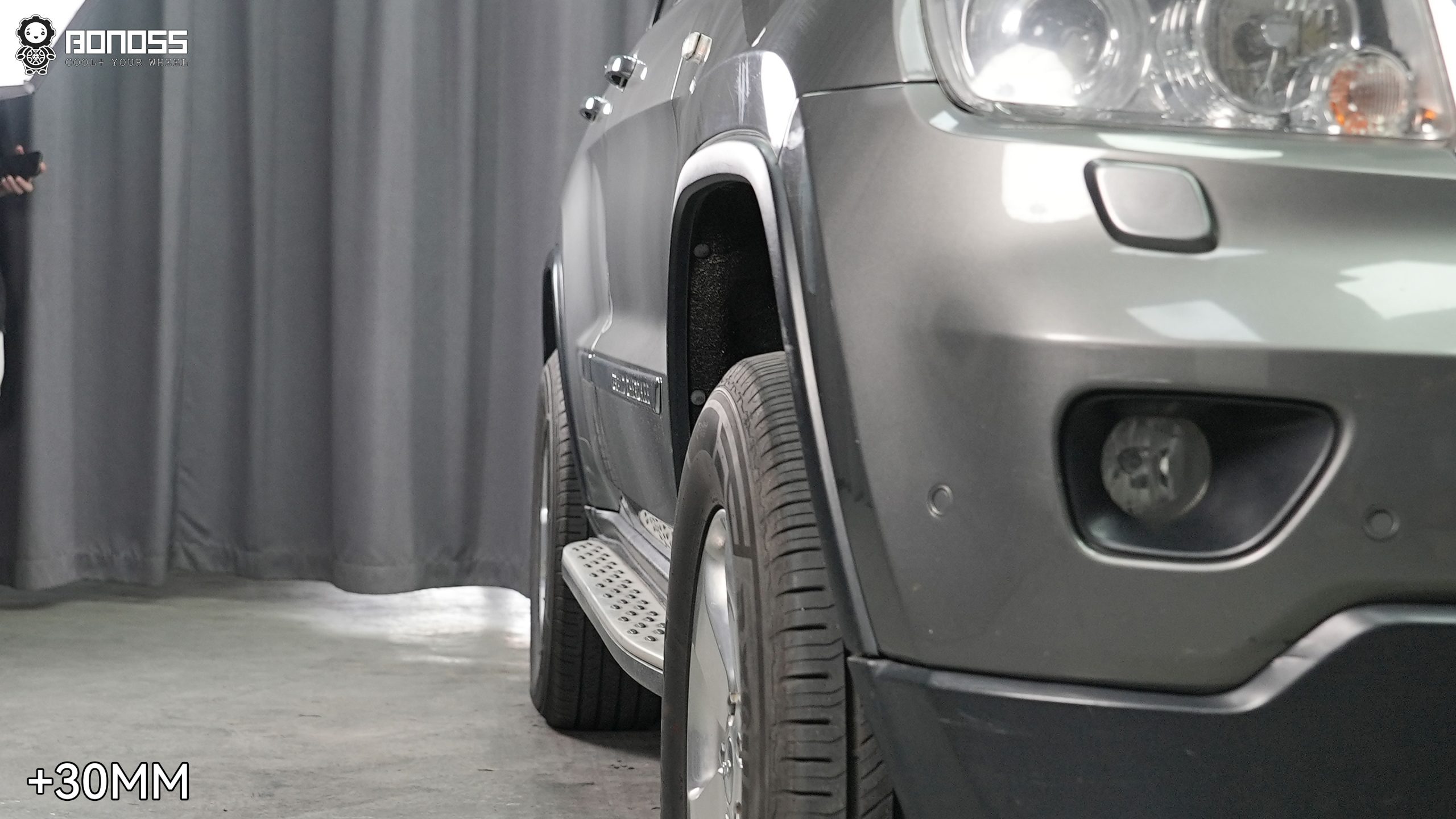 BONOSS Forged Active Cooling Wheel Spacers for 2013 Jeep Grand Cherokee 30mm Front 30mm Rear (4)