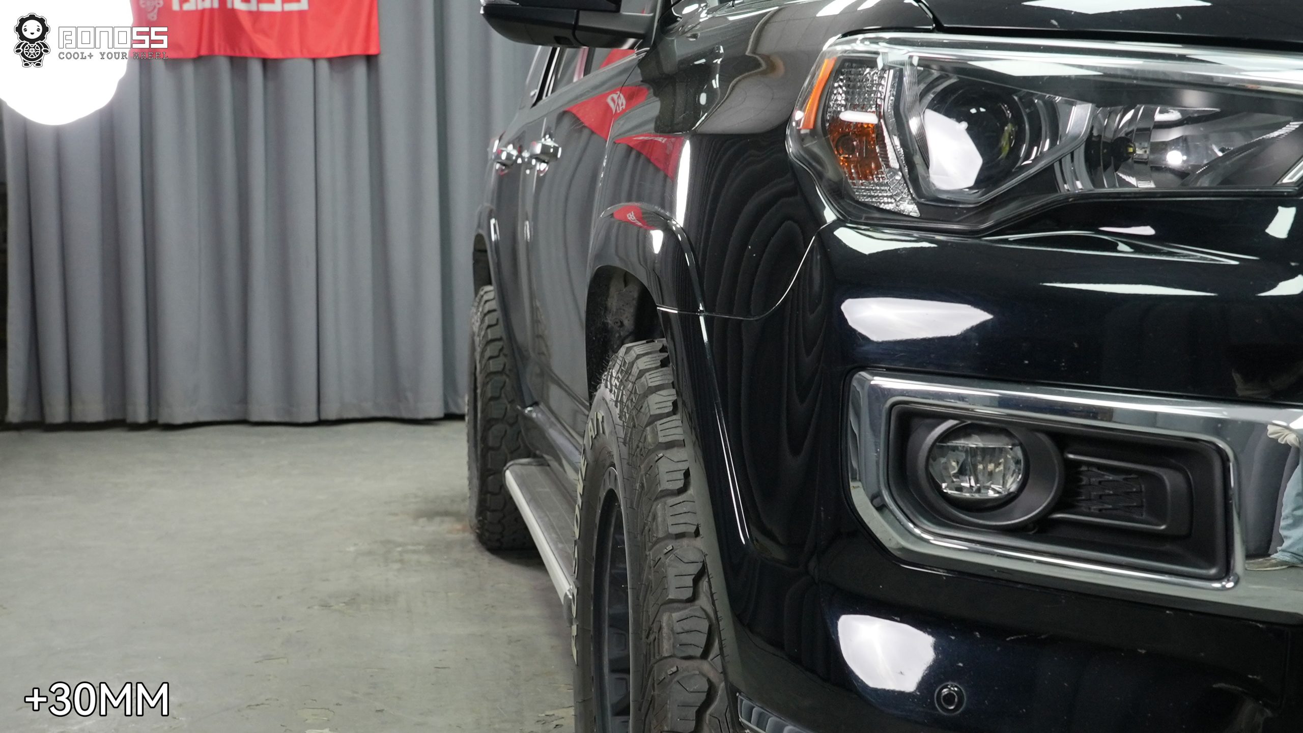BONOSS Forged Active Cooling Wheel Spacers for 2021 Toyota 4Runner 30mm Front 30mm Rear (4)