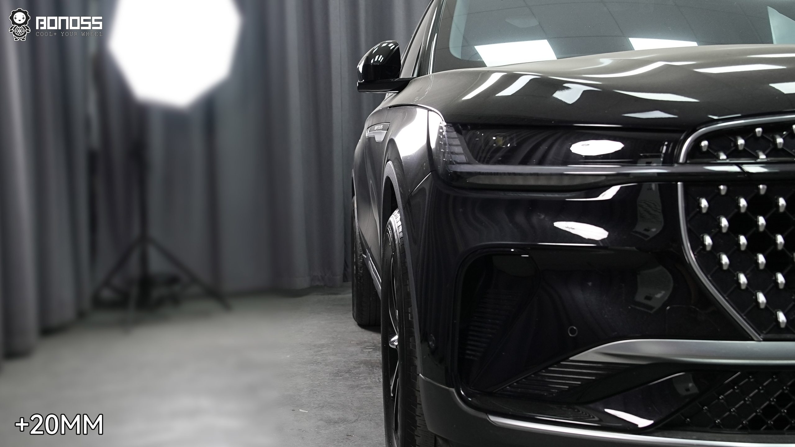 BONOSS Forged Active Cooling Wheel Spacers for 2023 Lincoln Nautilus 20mm Front 25mm Rear (4)