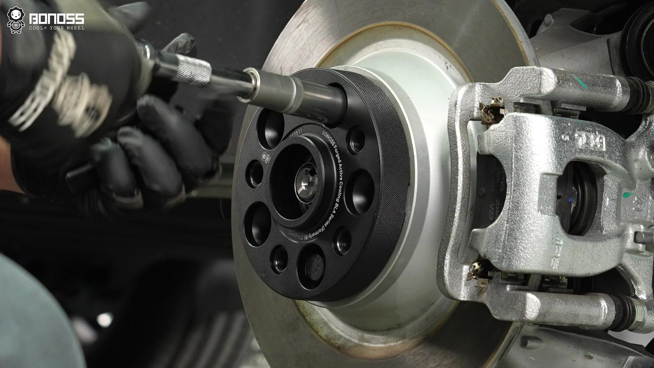 BONOSS Forged Active Cooling Wheel Spacers for 2026 iCAR V23 25mm Front 25mm Rear (12)