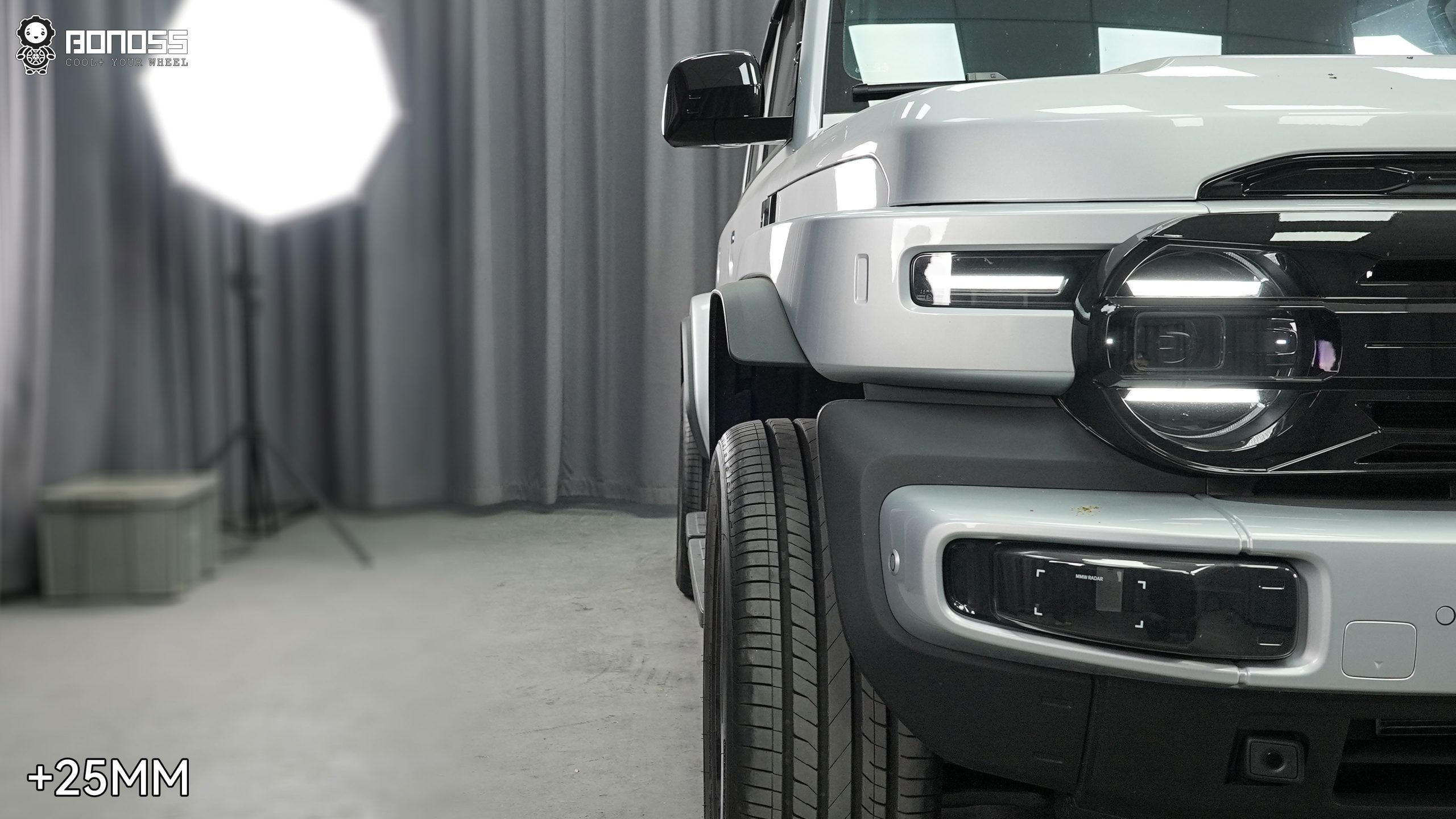 BONOSS Forged Active Cooling Wheel Spacers for 2026 iCAR V23 25mm Front 25mm Rear (4)