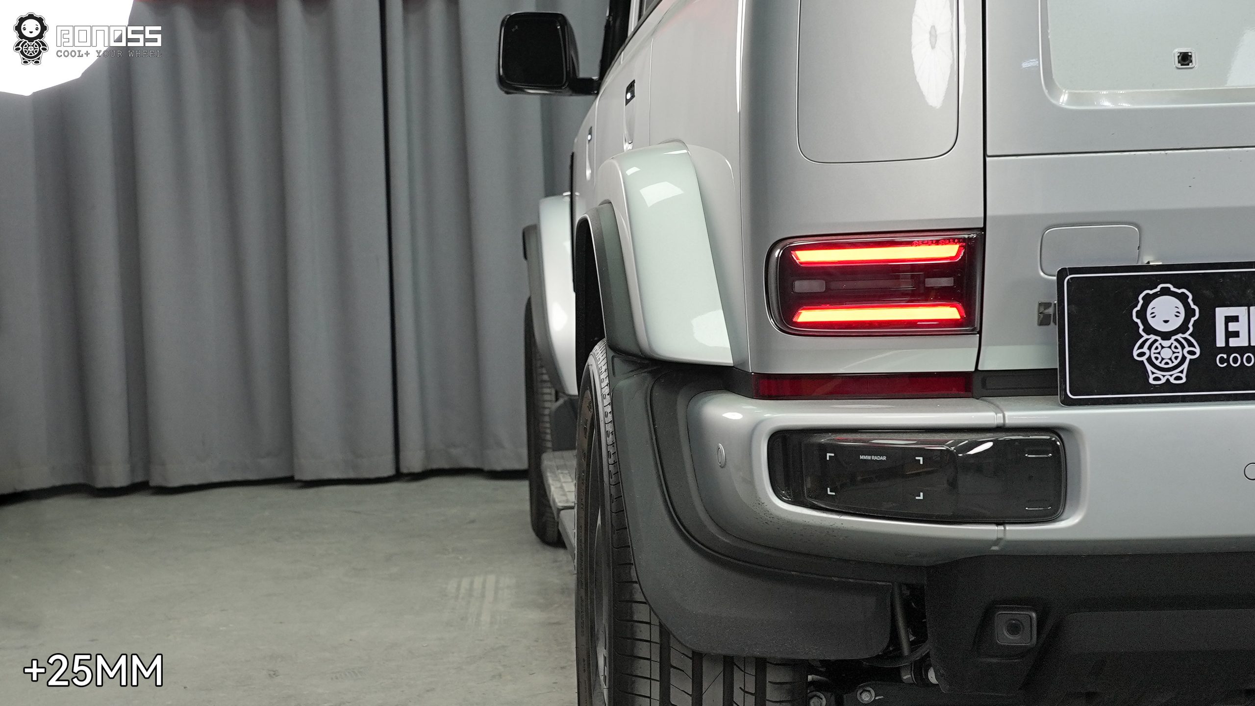 BONOSS Forged Active Cooling Wheel Spacers for 2026 iCAR V23 25mm Front 25mm Rear (5)