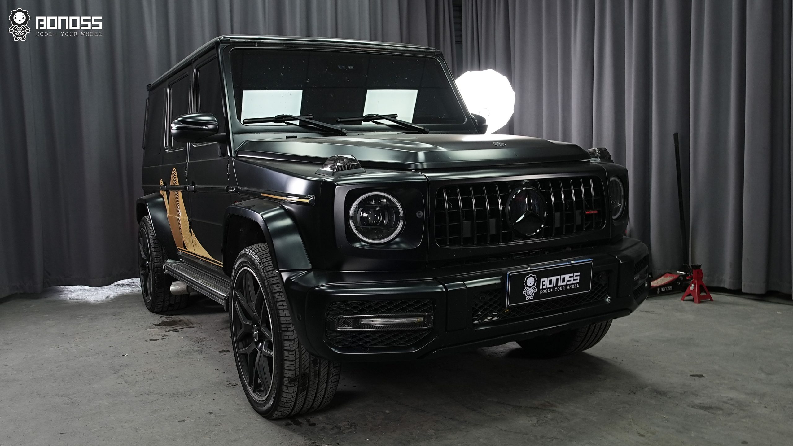 BONOSS Forged Active Cooling Wheel Spacers for Mercedes-Benz G-Class 35mm Front 40mm Rear (2)