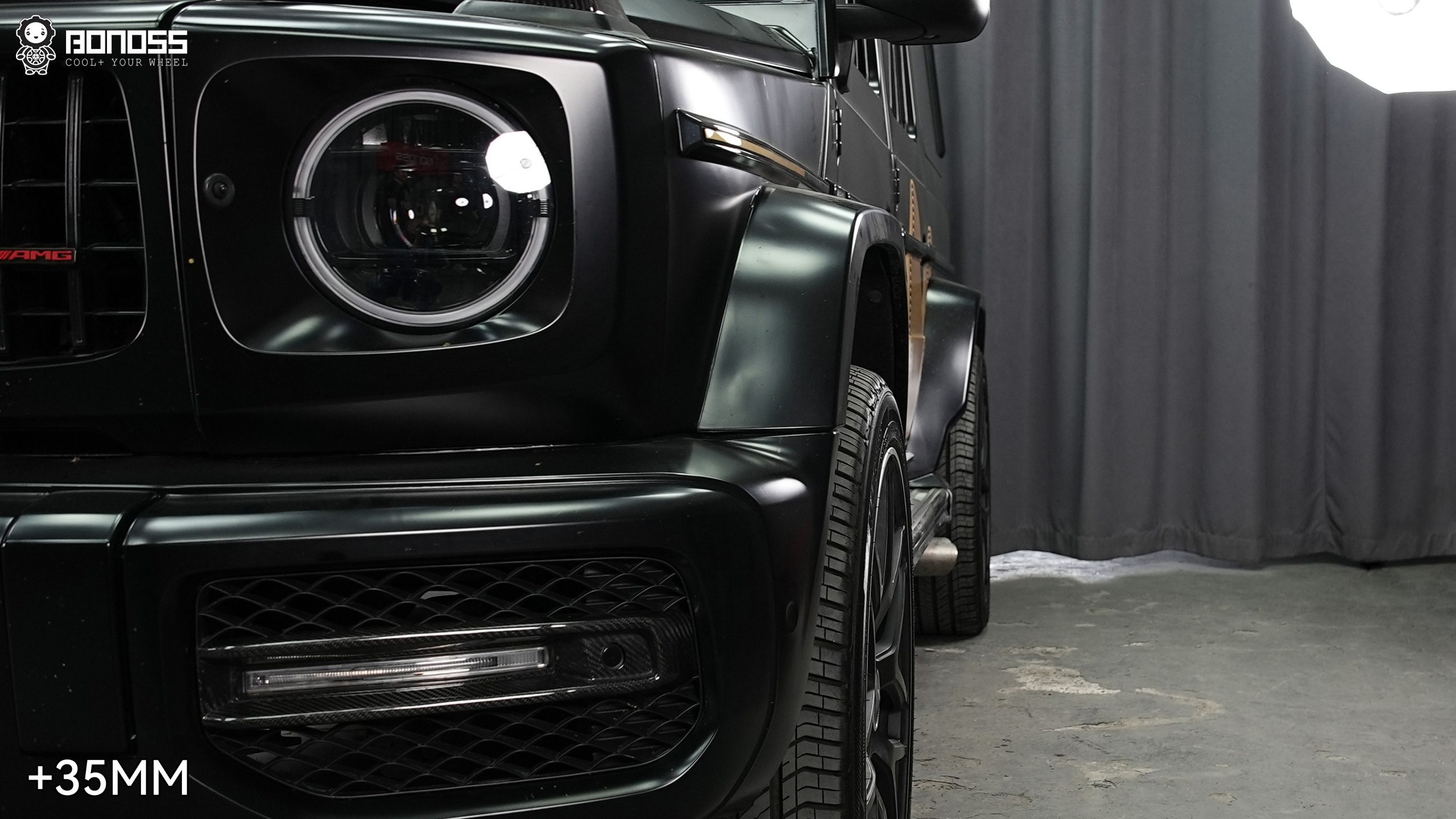 BONOSS Forged Active Cooling Wheel Spacers for Mercedes-Benz G-Class 35mm Front 40mm Rear (3)