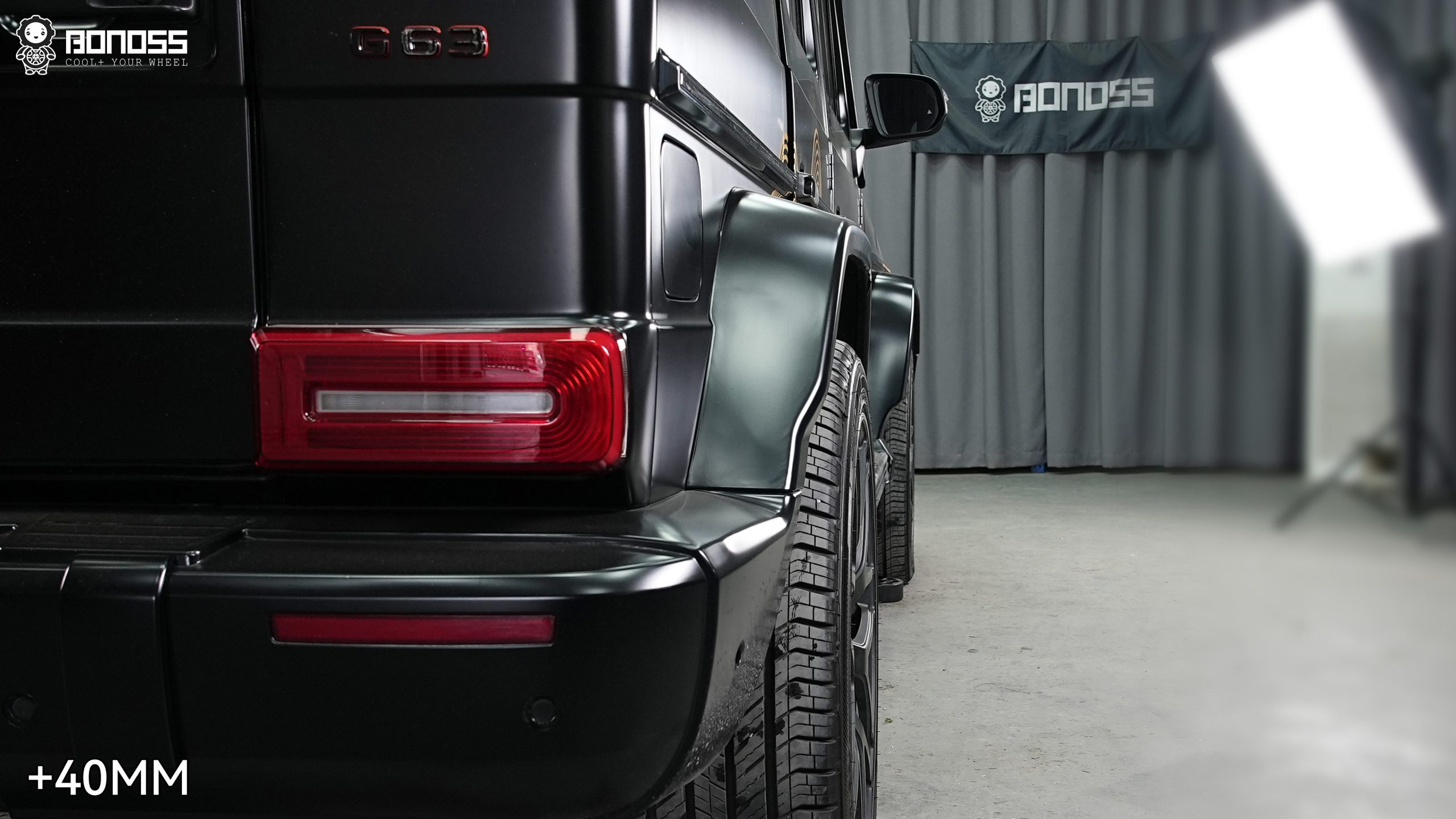 BONOSS Forged Active Cooling Wheel Spacers for Mercedes-Benz G-Class 35mm Front 40mm Rear (6)