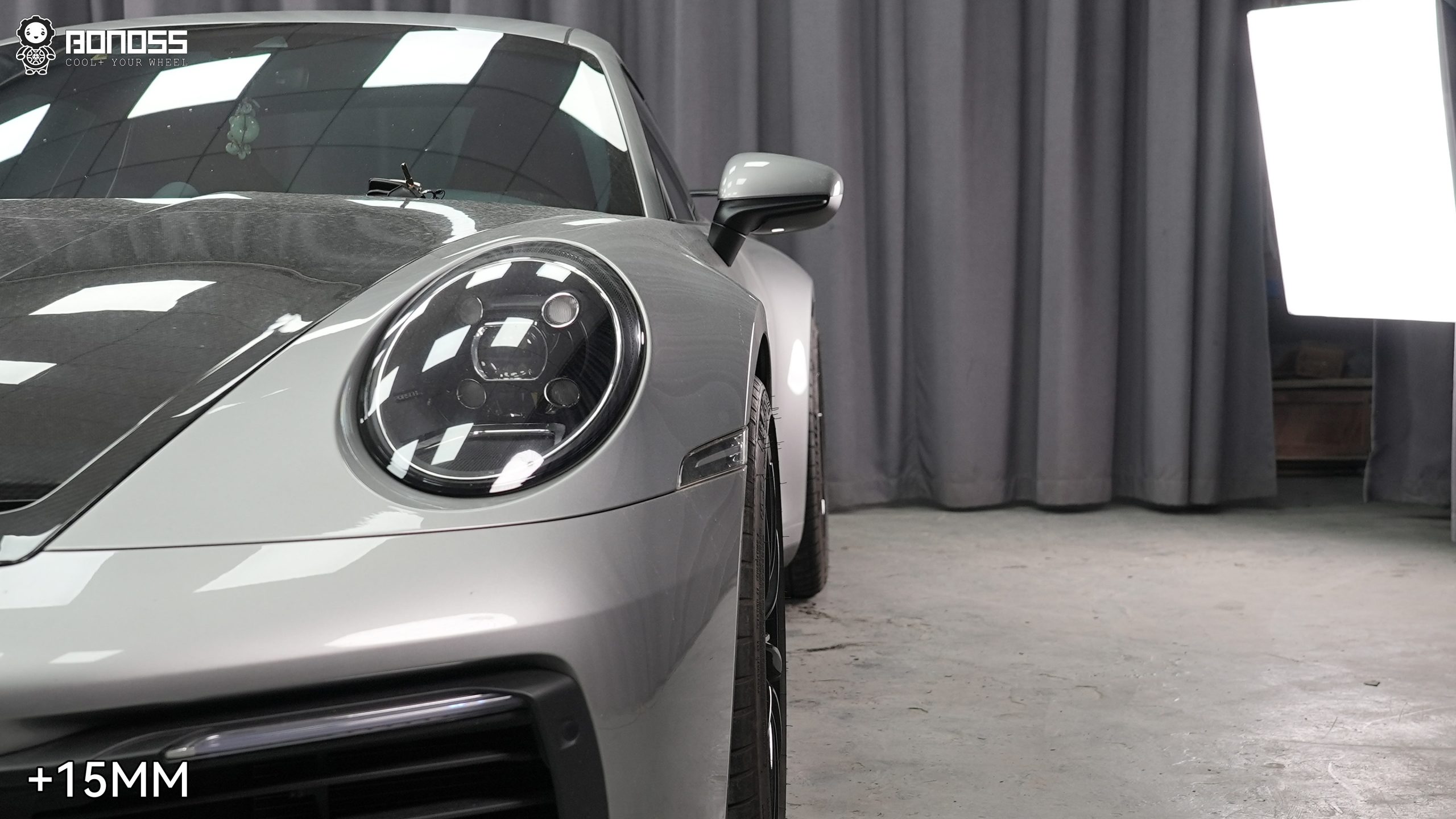 BONOSS Forged Lightweight Plus Wheel Spacers for 2020 Porsche 911 15mm Front 15mm Rear (3)