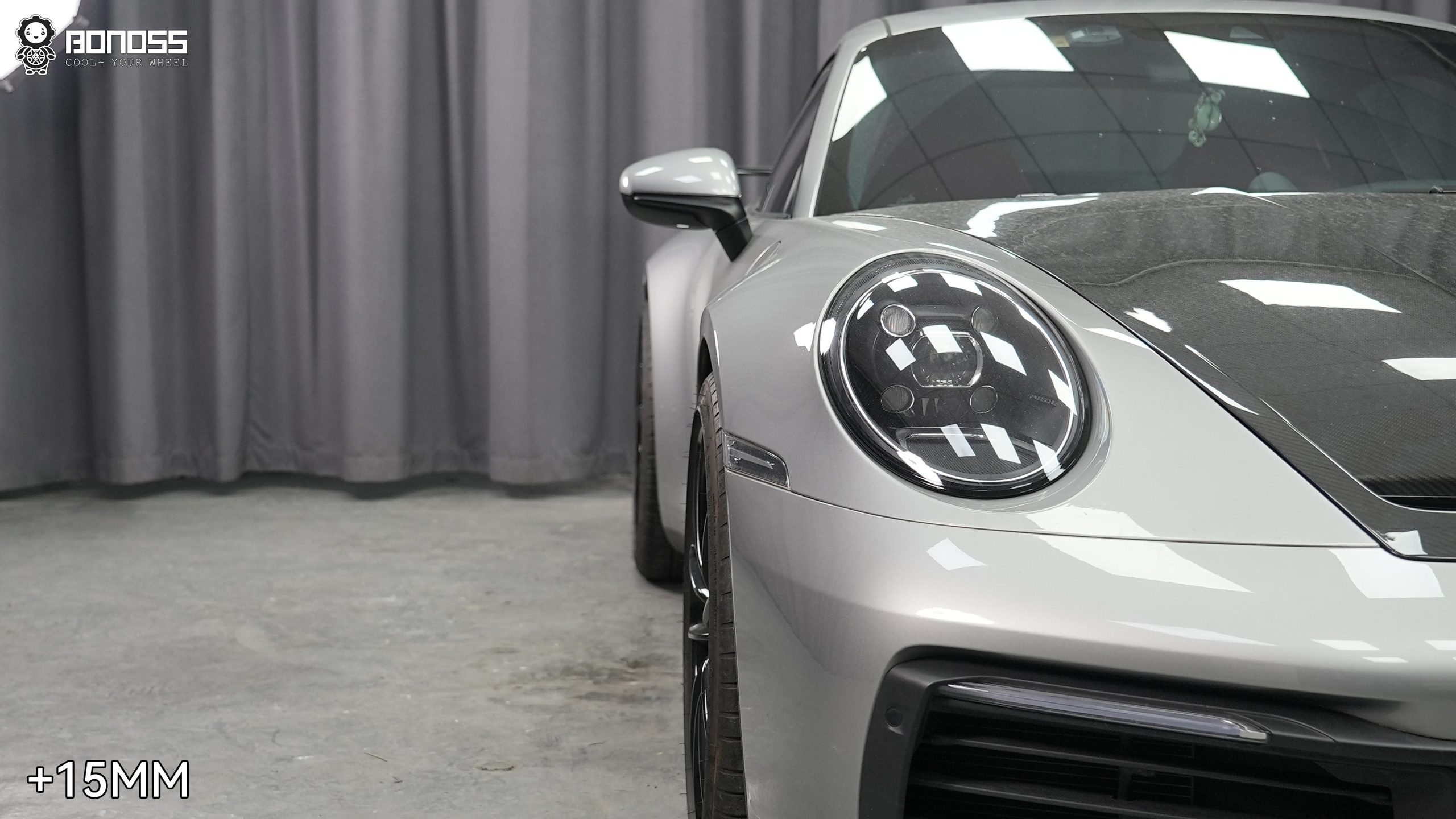 BONOSS Forged Lightweight Plus Wheel Spacers for 2020 Porsche 911 15mm Front 15mm Rear (4)