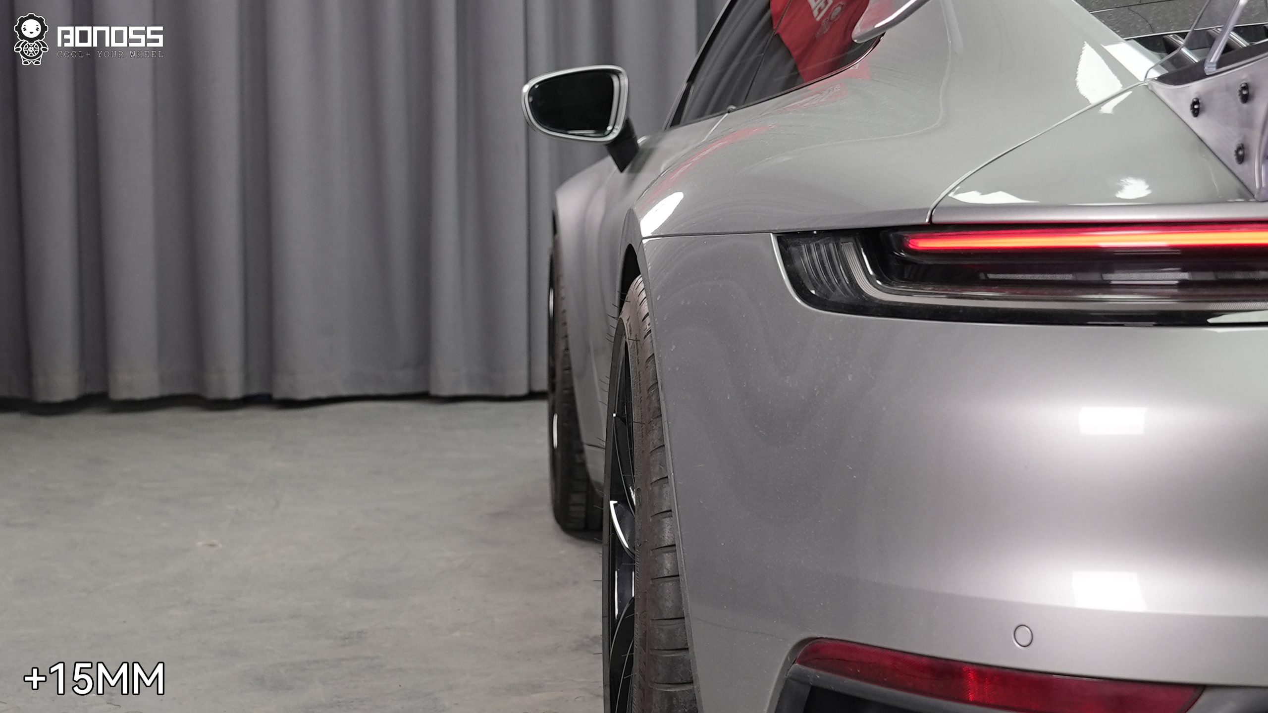 BONOSS Forged Lightweight Plus Wheel Spacers for 2020 Porsche 911 15mm Front 15mm Rear (5)