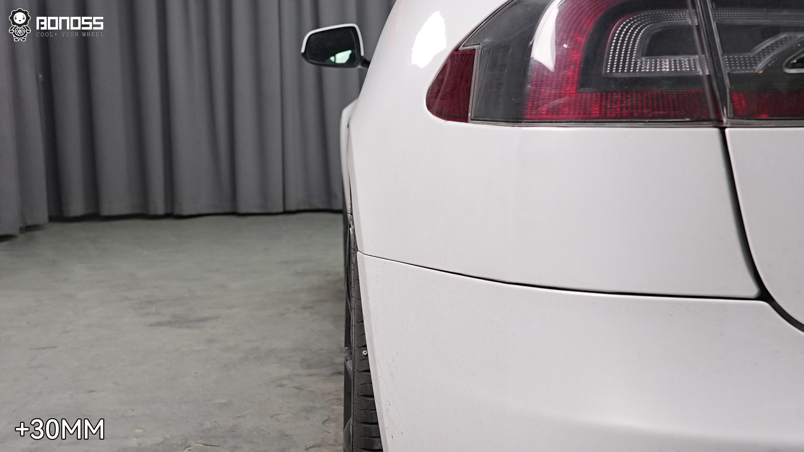 BONOSS Forged Active Cooling Wheel Spacers for 2014 Tesla Model S 20mm Front 30mm Rear (5)