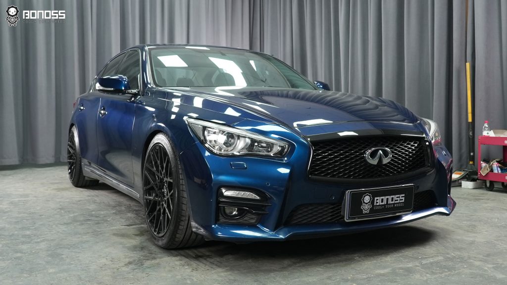 BONOSS Forged Active Cooling Wheel Spacers for 2016 Infiniti Q50 15mm Front (2)