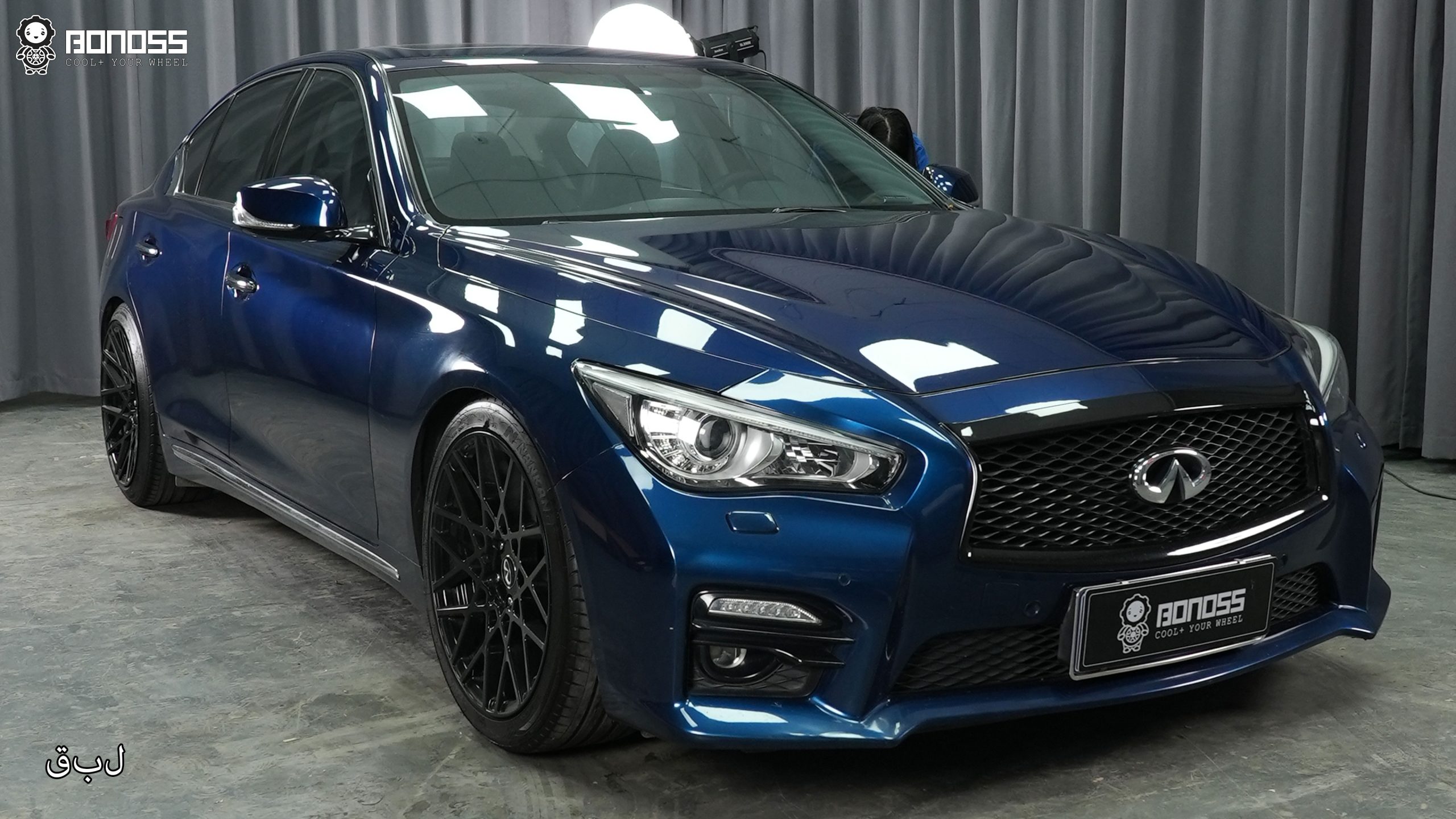 BONOSS Forged Active Cooling Wheel Spacers for 2016 Infiniti Q50 15mm Front (5)