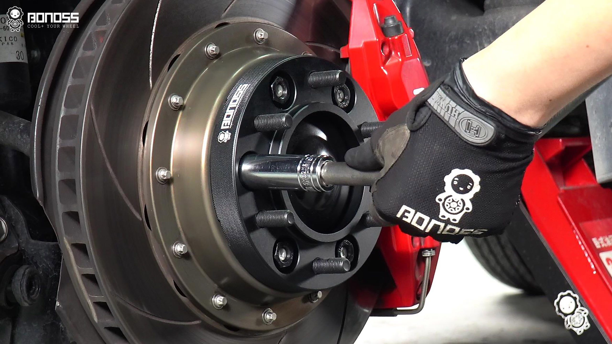 BONOSS Forged Active Cooling Wheel Spacers for 2020 Lexus GX460 25mm Front 25mm Rear (13)