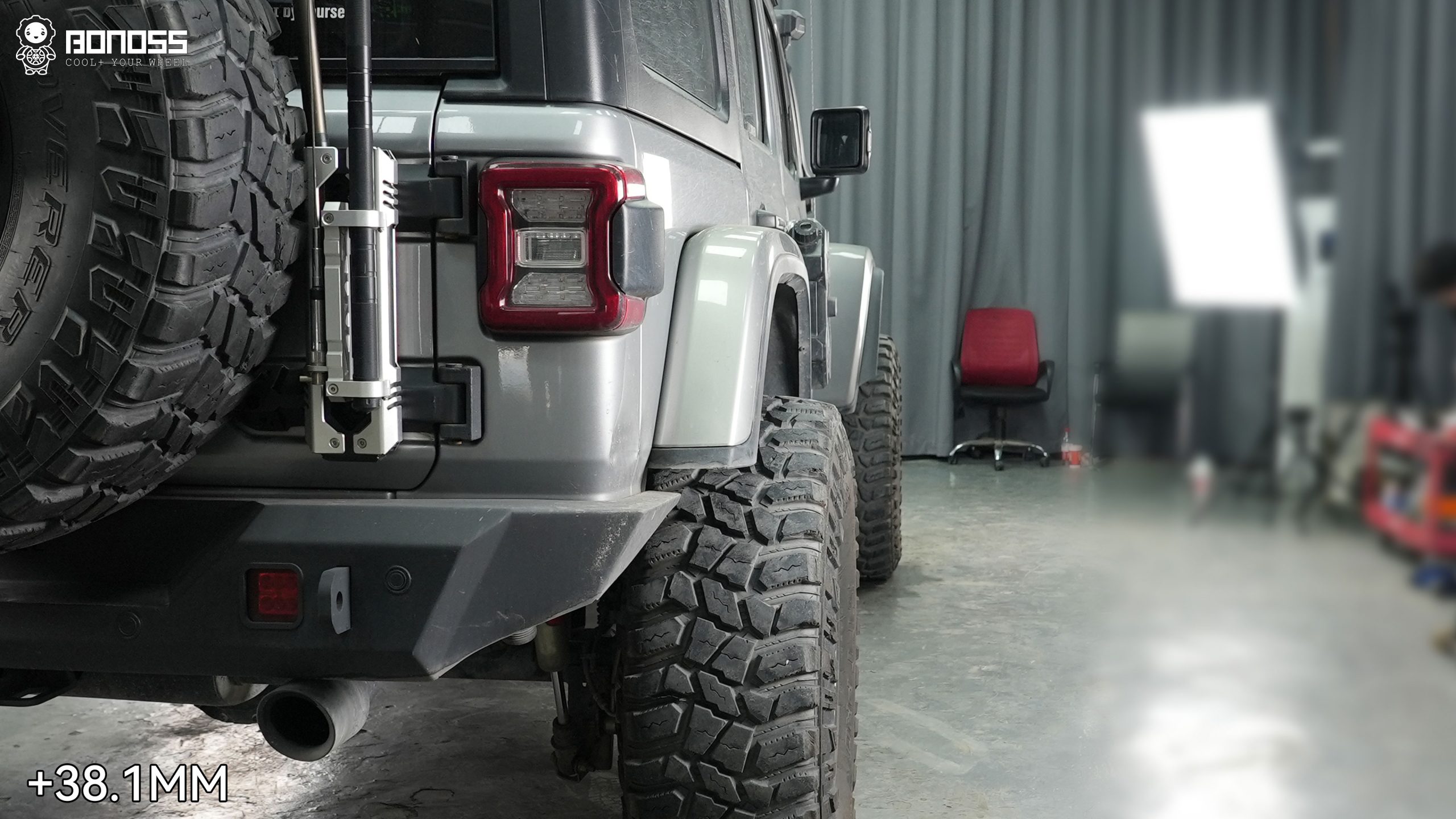 BONOSS Forged Active Cooling 1.5-Inch Wheel Spacers for 2019 Jeep Wrangler (6)