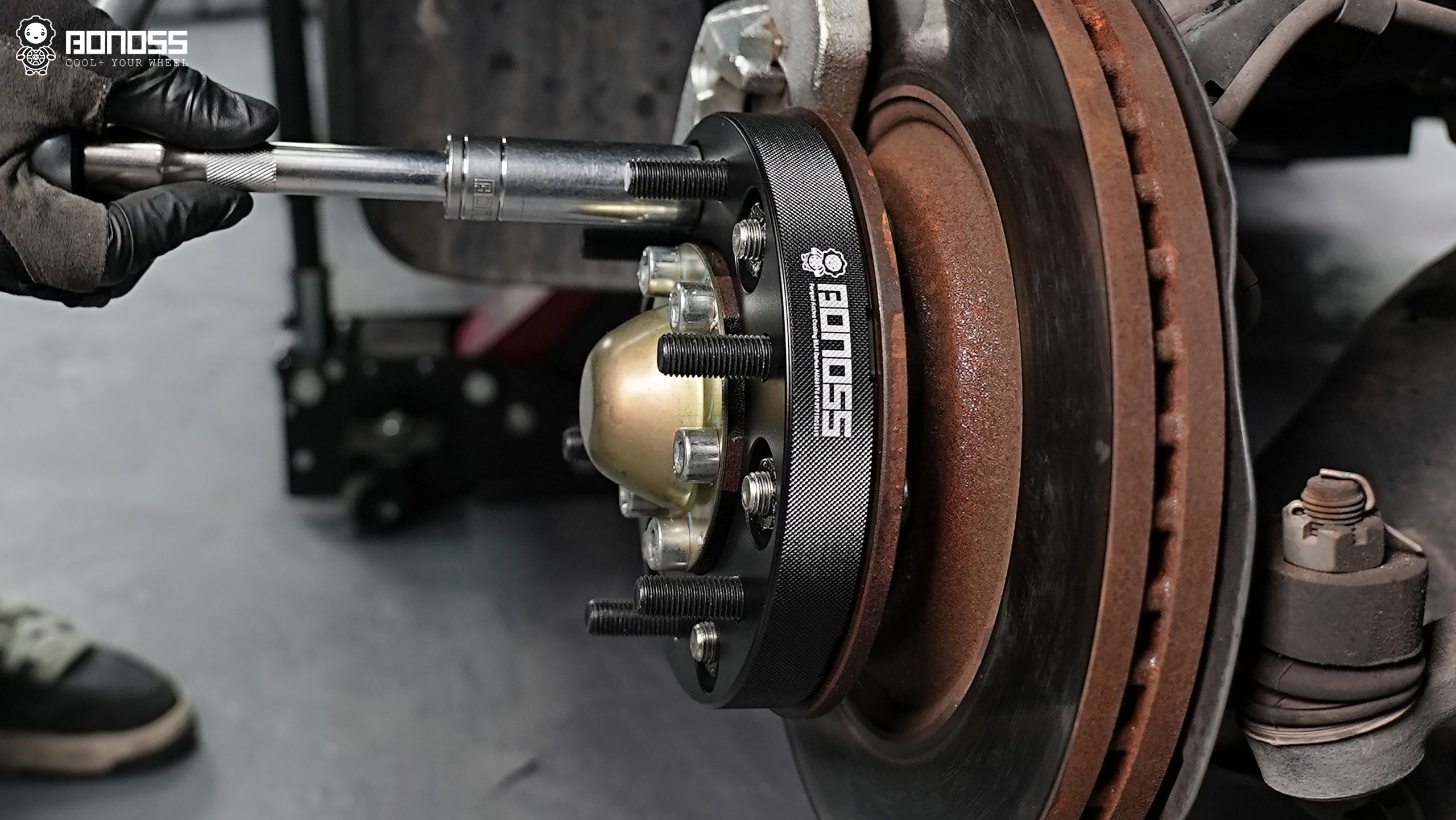 BONOSS Forged Active Cooling Wheel Spacers for 2020 ISUZU MU-X 25mm Front 30mm Rear (12)