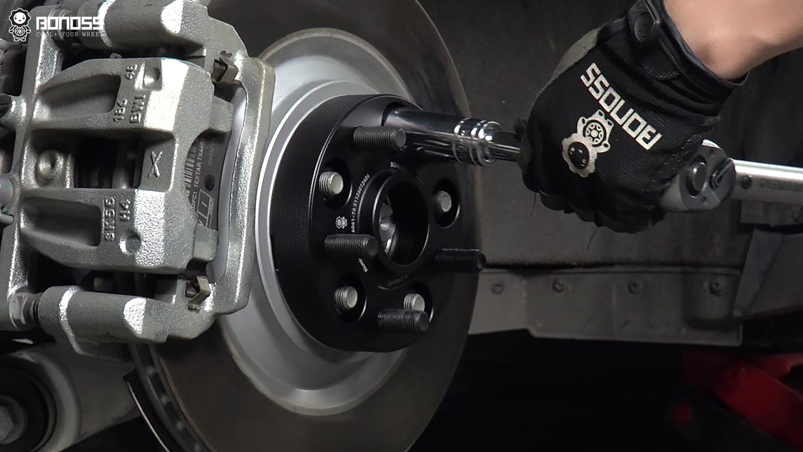 BONOSS Forged Active Cooling Wheel Spacers for 2024 XPeng P7+ 25mm Front 30mm Rear (13)