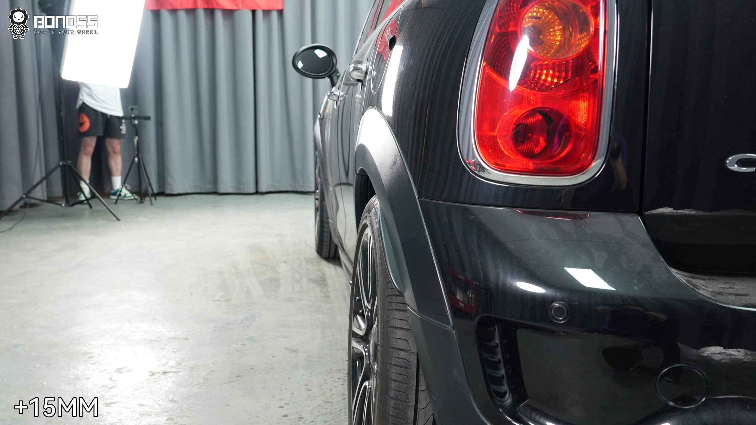 BONOSS Forged Lightweight Plus Wheel Spacers for 2013 MINI Countryman 10mm Front 15mm Rear (5)