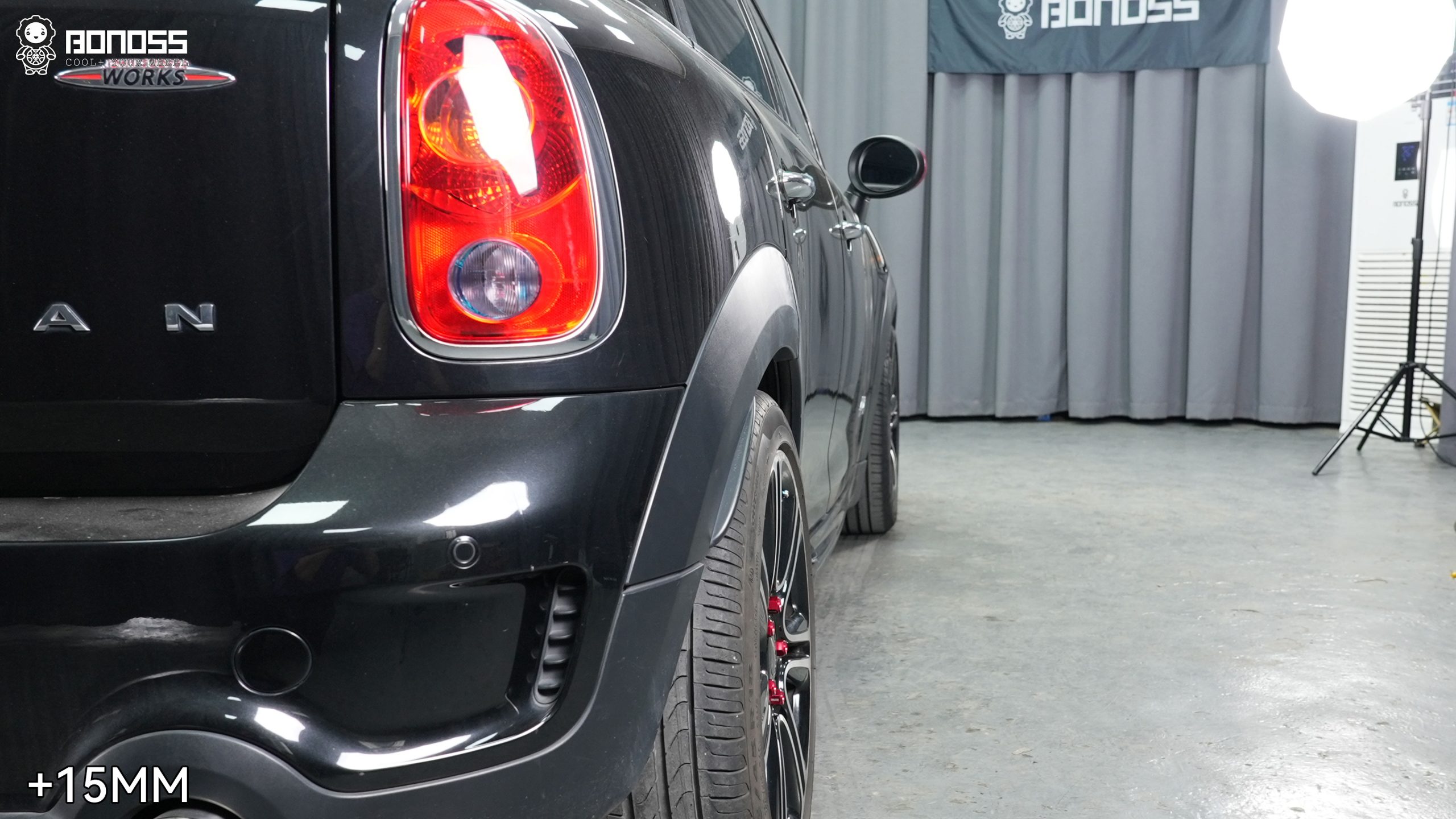 BONOSS Forged Lightweight Plus Wheel Spacers for 2013 MINI Countryman 10mm Front 15mm Rear (6)