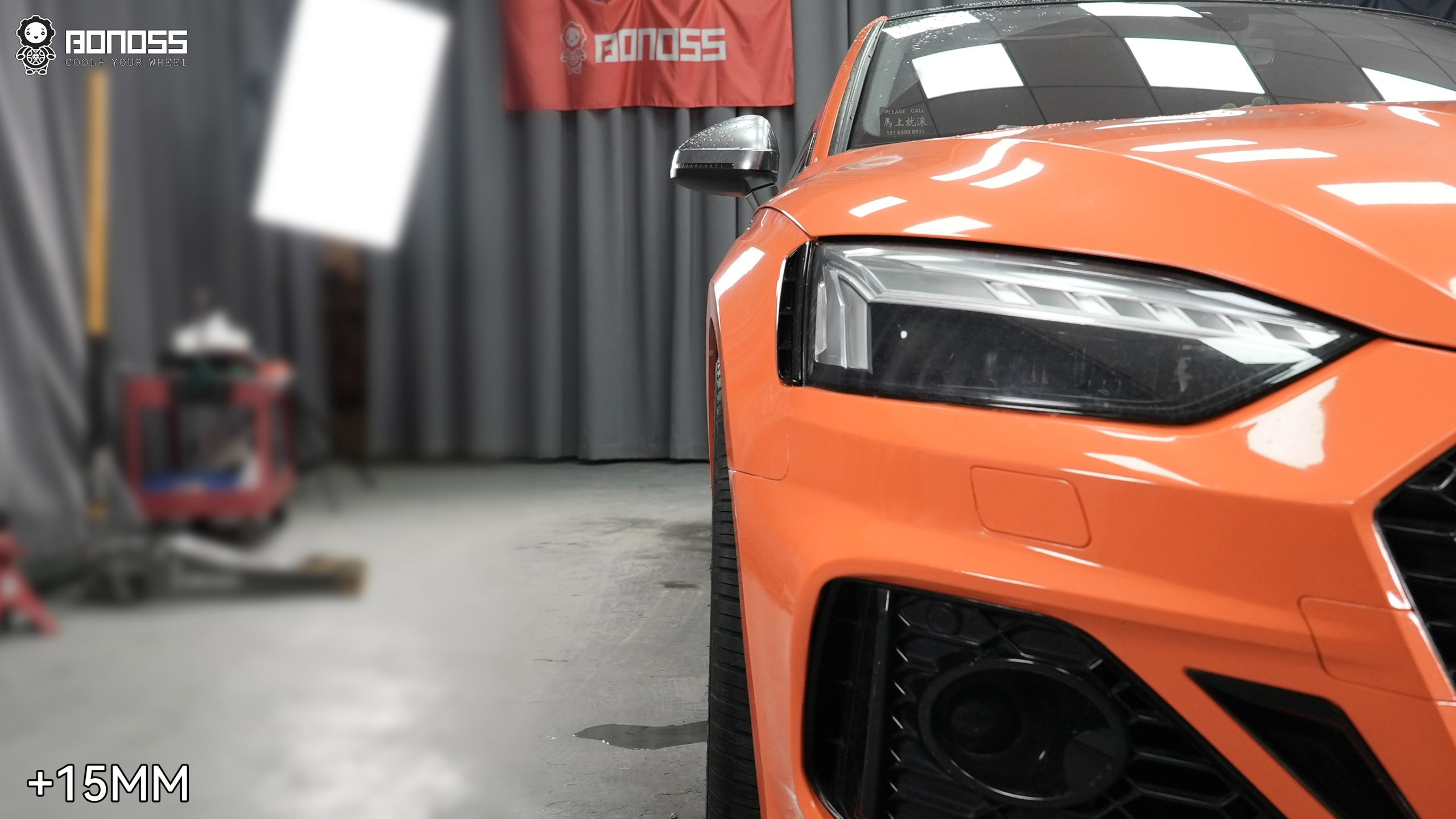 BONOSS Forged Lightweight Plus Wheel Spacers for Audi A5 15mm Front 20mm Rear (4)