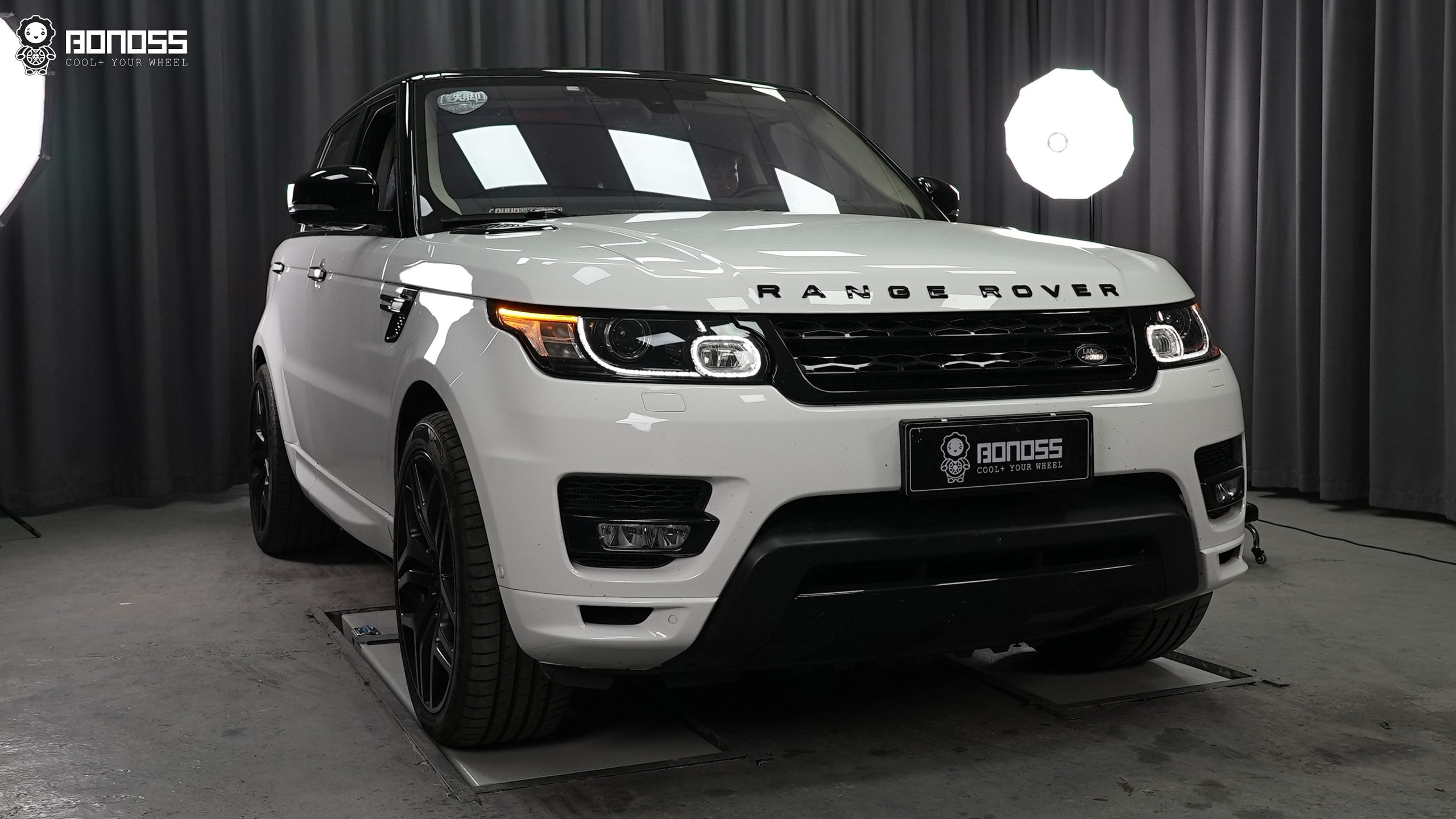 BONOSS Forged Active Cooling Wheel Spacers for 2016 Land Rover Range Rover Sport 20mm Front 30mm Rear (3)