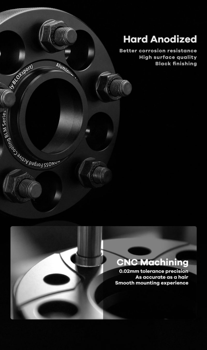 BONOSS Active Cooling Wheel Spacers Hubcentric PCD5x108 CB63.3