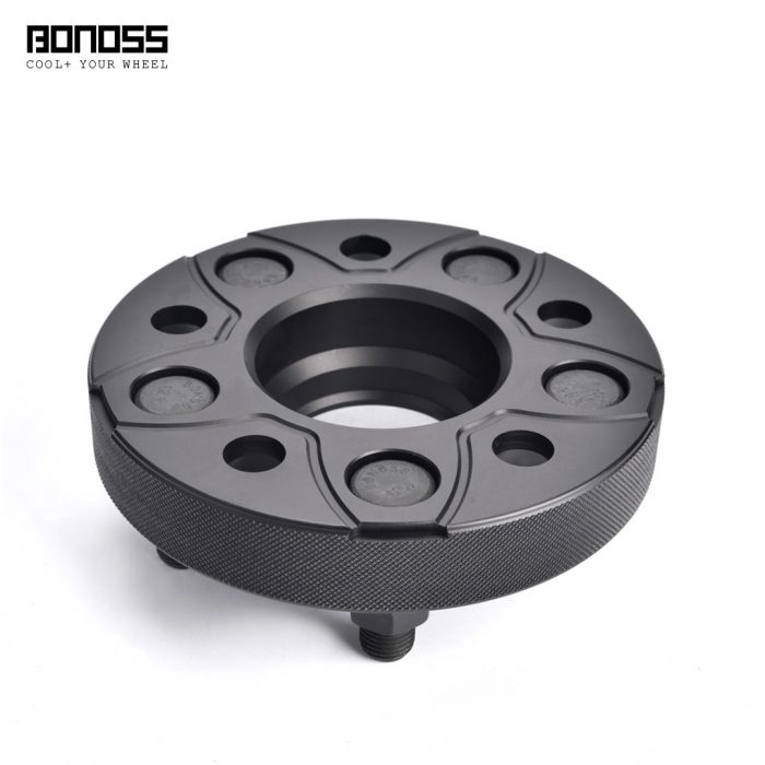 BONOSS Forged Active Cooling Wheel Spacers Hubcentric PCD5x108 CB63.3 AL6061-T6 for Land Rover Range Rover Evoque 2018+ (6)