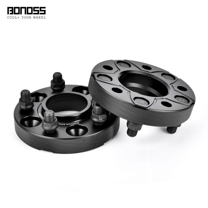 BONOSS Forged Active Cooling Wheel Spacers Hubcentric PCD5x114.3 CB70.5 AL6061-T6 for Ford Mustang (4)