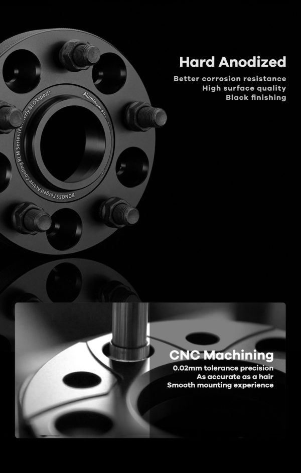 BONOSS Active Cooling Hubcentric Wheel Spacers PCD5x120 CB64.1