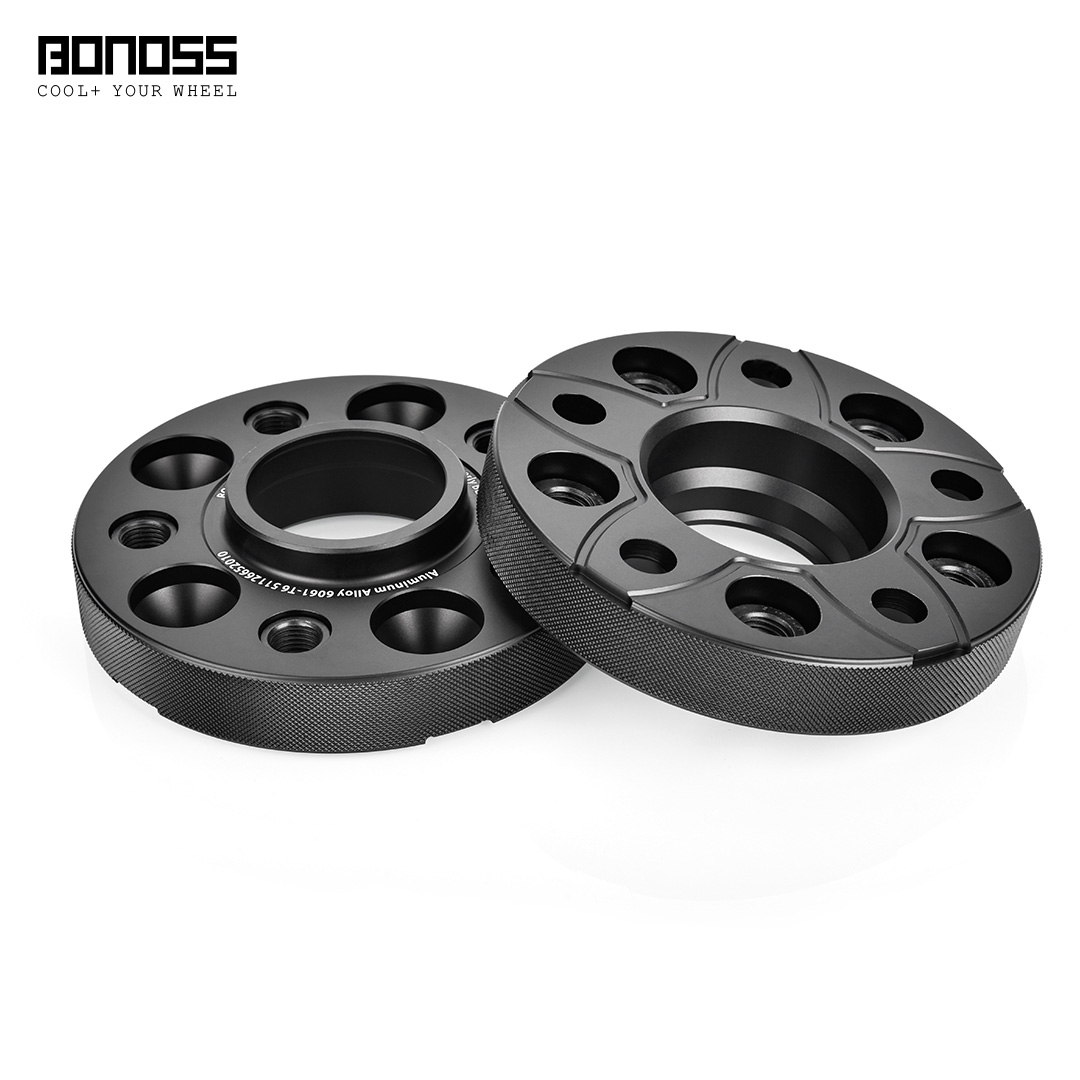 BONOSS Forged Active Cooling Hubcentric Wheel Spacers 5 Lugs Wheel Adapters Spurverbreiterungen Aluminum Wheel Spacers (1)