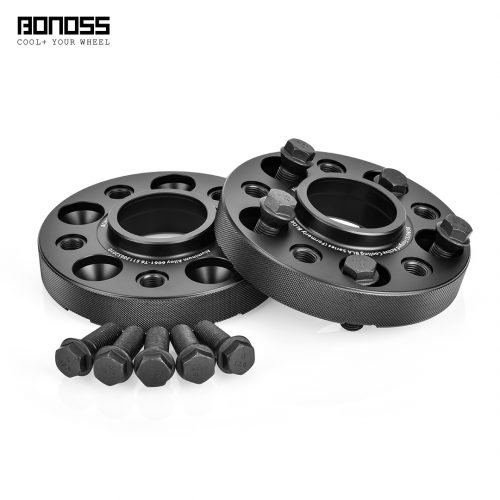 BONOSS Forged Active Cooling Hubcentric Wheel Spacers 5 Lugs Wheel Adapters Spurverbreiterungen Aluminum Wheel Spacers (2)