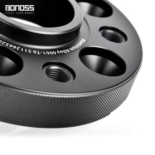 BONOSS Forged Active Cooling Hubcentric Wheel Spacers 5 Lugs Wheel Adapters Spurverbreiterungen Aluminum Wheel Spacers (4)