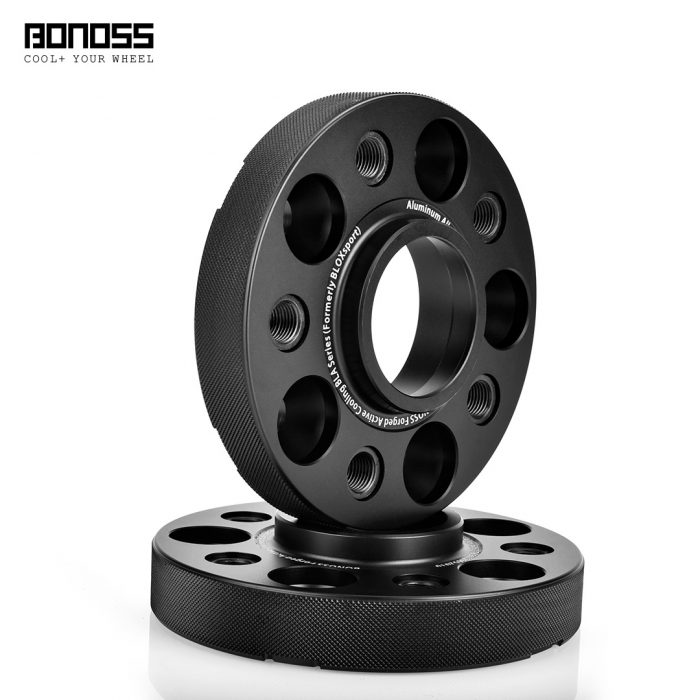 BONOSS Forged Active Cooling Hubcentric Wheel Spacers 5 Lugs Wheel Adapters Spurverbreiterungen Aluminum Wheel Spacers (8)