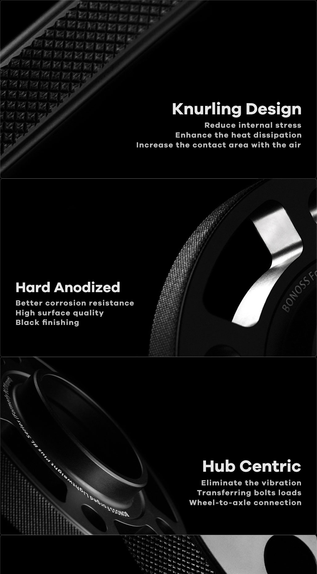 BONOSS Forged Lightweight Plus AL6061-T6 Hubcentric Wheel Spacers PCD5x120.65 CB70.3 for Lamborghini Murcielago LP670-4 SuperVeloce 2009-2010 (3)