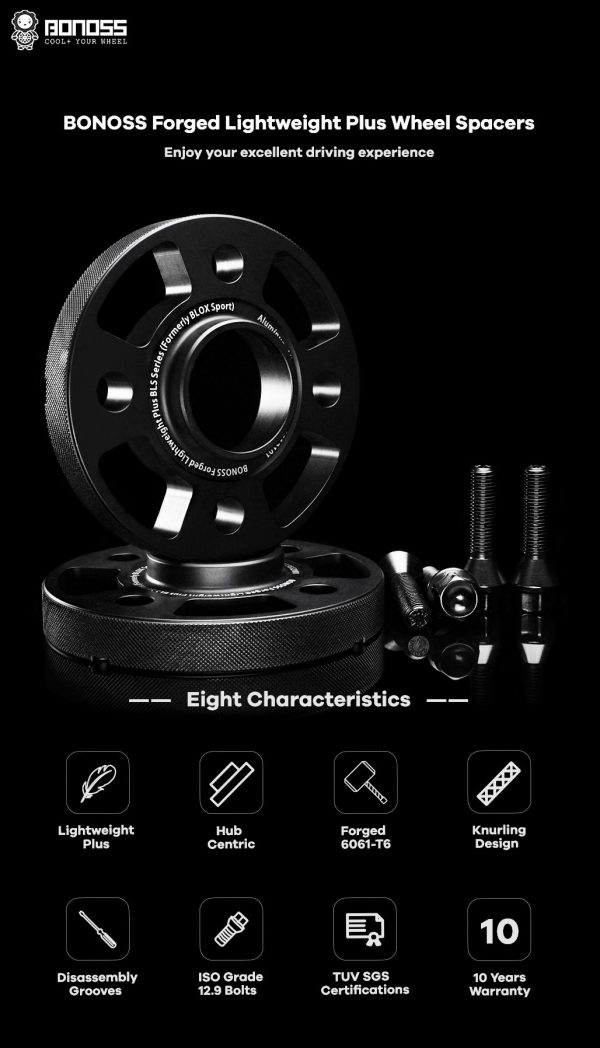 BONOSS Lightweight Plus AL6061T6 PCD4x108 CB65.1 Hubcentric