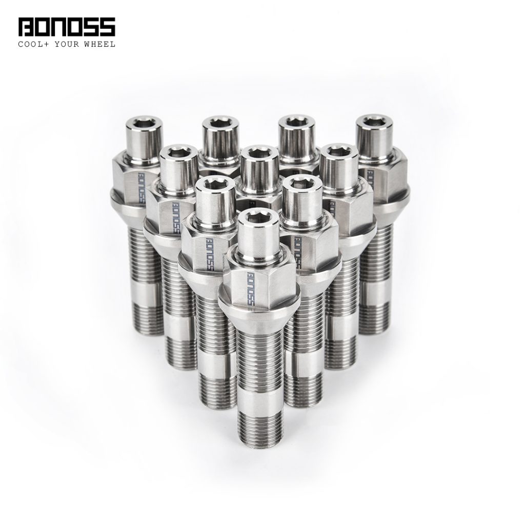 BONOSS Titanium Exposed Wheel Stud Conversion Kit for BMW 3 Series/M3