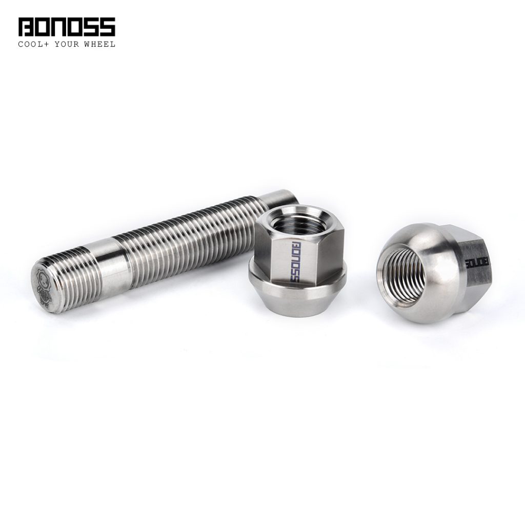BONOSS Titanium Exposed Wheel Stud Conversion Kit for BMW 3 Series/M3