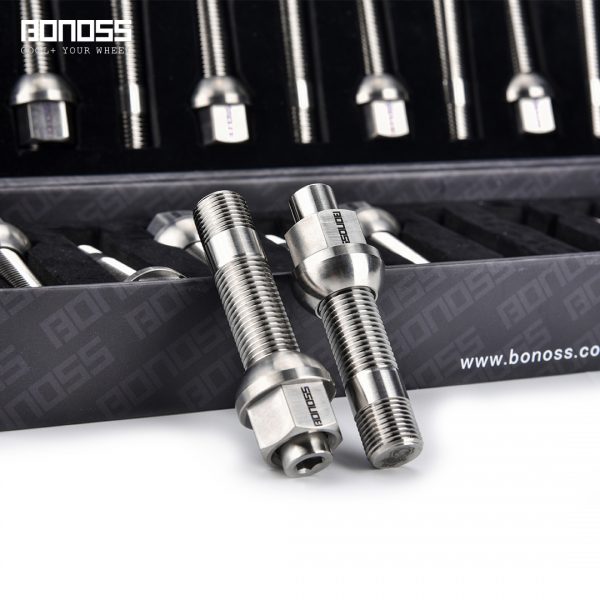 BONOSS Titanium Exposed Wheel Stud Conversion Kit for BMW 3 Series/M3