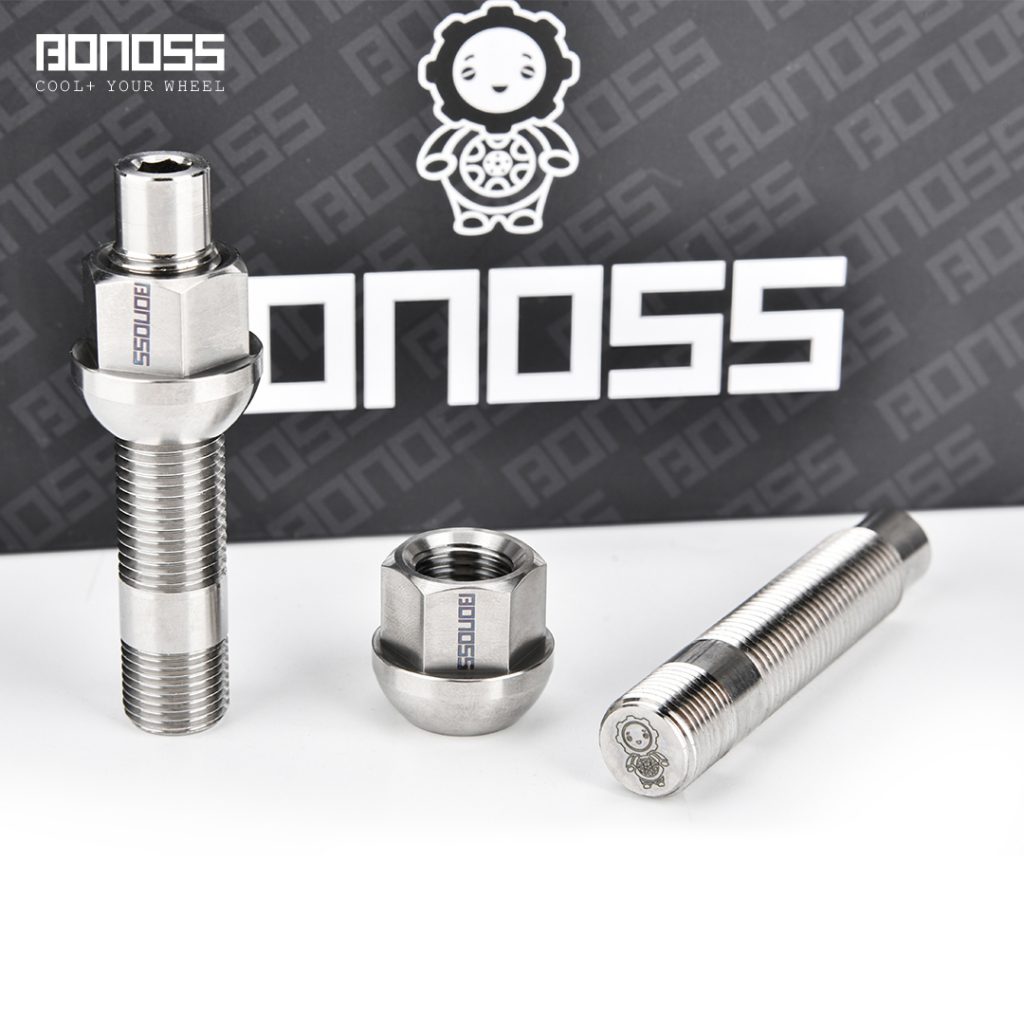 BONOSS Titanium Exposed Wheel Stud Conversion Kit for BMW 3 Series/M3