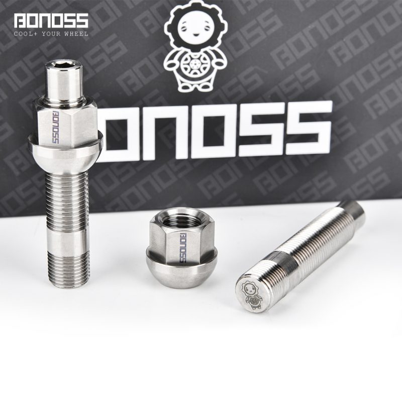 BONOSS Titanium Exposed Wheel Stud Conversion Kit for BMW 3 Series/M3
