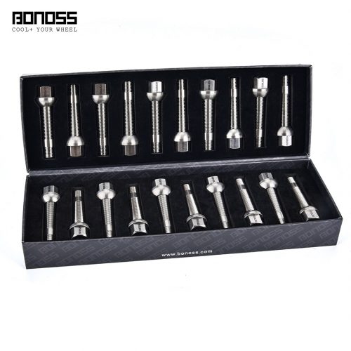 BONOSS Titanium Exposed Wheel Stud Conversion Kit for BMW 4 Series/M4