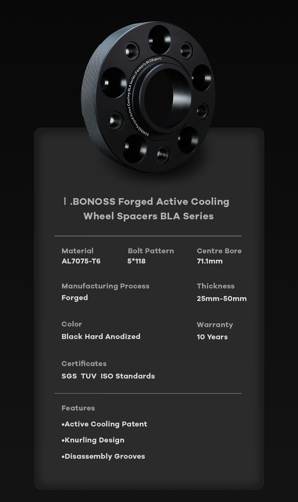 AL7075-T6-BONOSS-forged-active-cooling-5-Lug-5×118-71.1-wheel-spacers-by-lulu-9 AL7075-T6-BONOSS-forged-active-cooling-5-Lug-5x118-71.1-wheel-spacers-by-lulu-9