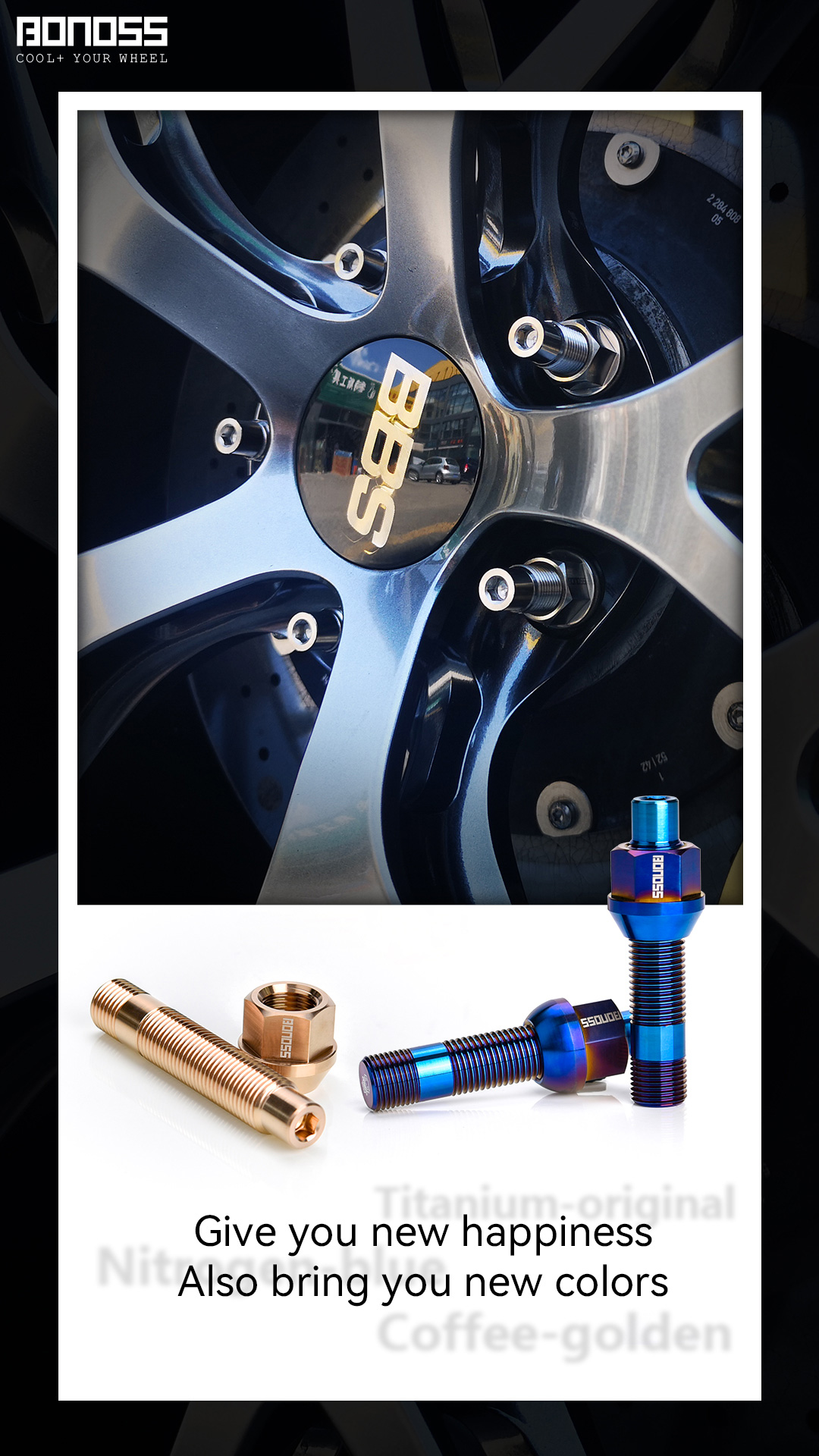 Cool+ Your Wheels with BONOSS Safe Stud Conversion Kit