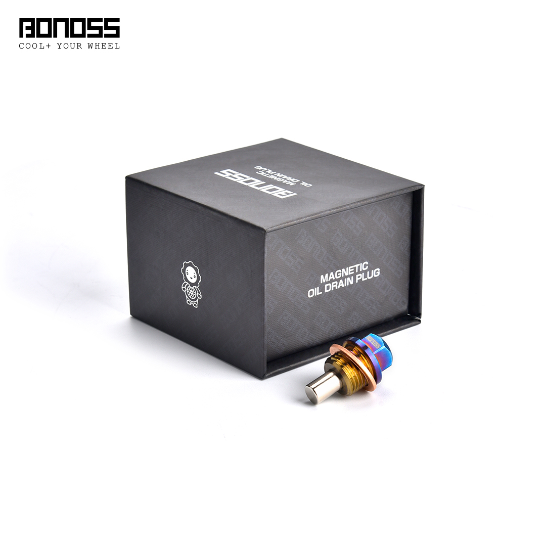 BONOSS Forged Titanium Magnetic Oil Drain Plug for BMW N52 N54 N55 M Series S55 B48 B58 Engine Main Images (5)