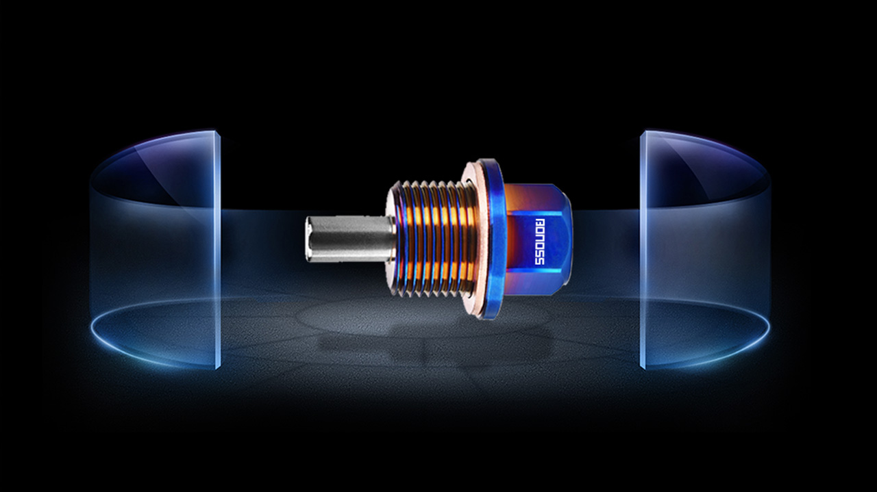 BONOSS Forged Titanium Magnetic Drain Plug High Performance Magnet Plugs