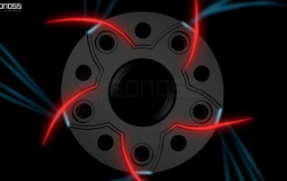 BONOSS Forged Active Cooling Wheel Spacers Better Heat Dissipation