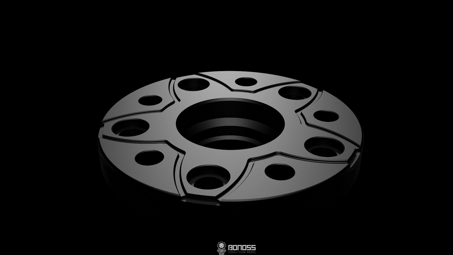 BONOSS Forged Active Cooling Wheel Spacers Hubcentric Wheel Spacers Safe for Rims